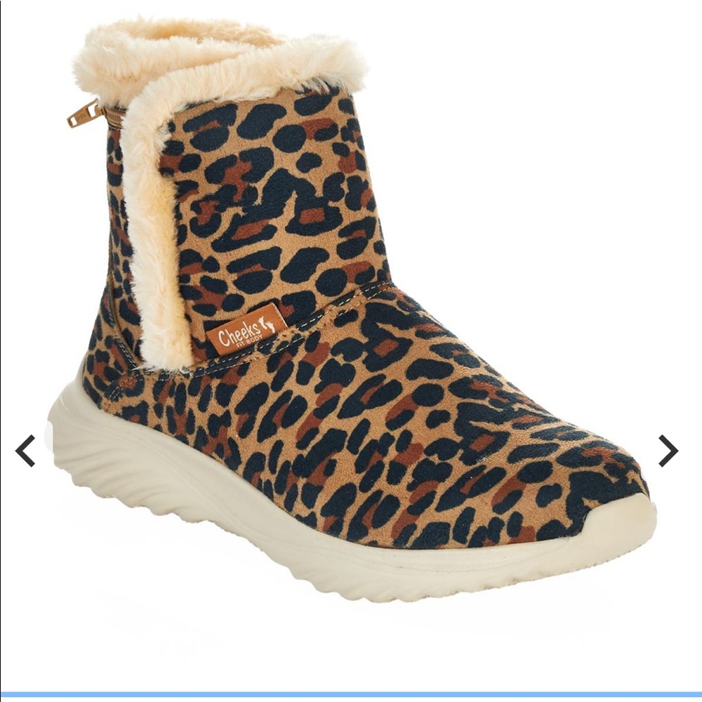 Cheeks by Tony Little Fit Body Snow/Sports Boots. Water Repellent w/Arch Support